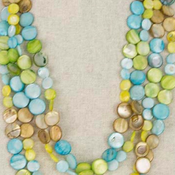 Necklace Mother of Pearl set/2 strands - Picture 3 of 3